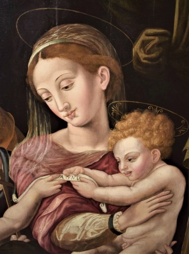 Holy Family -  Workshop of Michele Tosini (1503-1577) - 